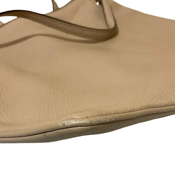 Coach Tan Pebble Leather Gold Accents Crossbody - Picture 13 of 15